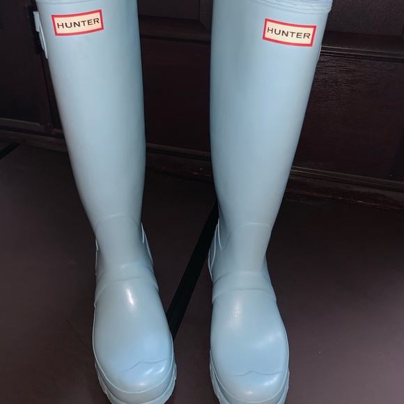 Blue hunter boots - Picture 2 of 3